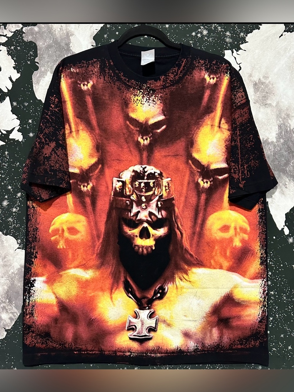 WWE Triple H Skull King Wrestler Graphic Shirt